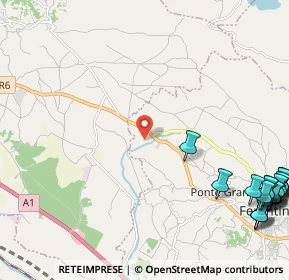 Mappa Via Le Fosse, 03013 Ferentino FR, Italia (3.8245)