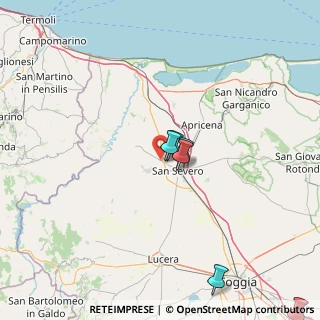 Mappa SP  San Severo - San Paolo di Civitate Km 4, 71016 San Severo FG, Italia (37.44636)