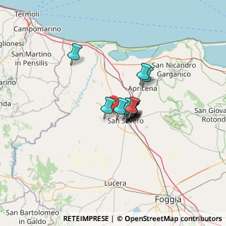 Mappa S.P. San Severo - San Paolo di Civitate Km 4, 71017 Torremaggiore FG, Italia (7.22)