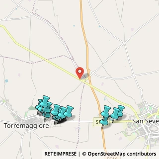 Mappa S.P. San Severo - San Paolo di Civitate Km 4, 71017 Torremaggiore FG, Italia (2.9345)