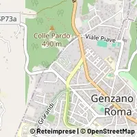 Kaart Genzano di Roma