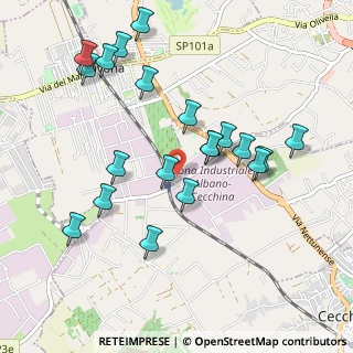 Mappa Via Cancelliera, 00100 Roma RM, Italia (1.071)