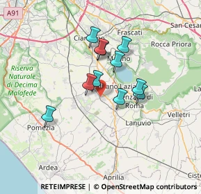 Mappa Via Cancelliera, 00100 Roma RM, Italia (5.54636)