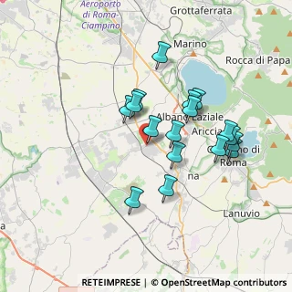 Mappa Via Cancelliera, 00072 Ariccia RM, Italia (3.32059)