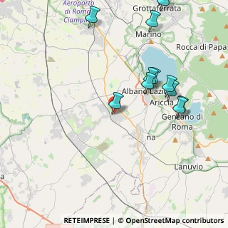 Mappa Via Cancelliera, 00072 Ariccia RM, Italia (5.0875)
