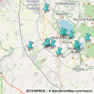 Mappa SEDE OPERATIVA, 00072 Ariccia RM, Italia (3.74417)