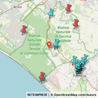 Mappa Via de La Comunella, 00128 Roma RM, Italia (6.0295)