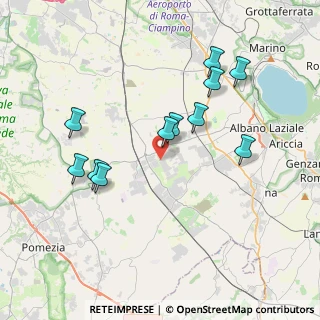 Mappa Via degli Agrostemmi, 00134 Roma RM, Italia (3.92182)