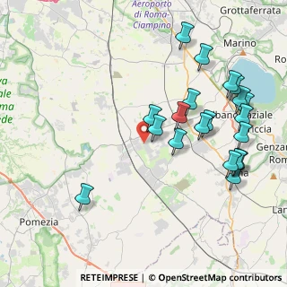 Mappa Via degli Agrostemmi, 00134 Roma RM, Italia (4.7435)