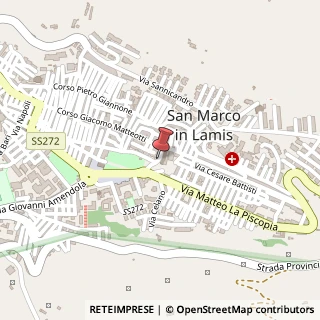 Mappa Via Guglielmo Marconi, 14, 71014 San Marco in Lamis, Foggia (Puglia)