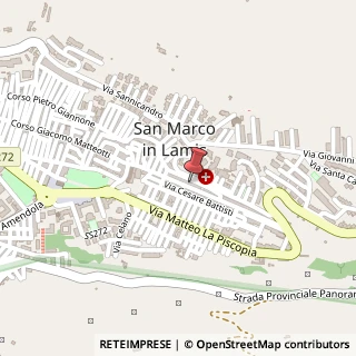 Mappa Via della Vittoria, 73, 71014 San Marco in Lamis, Foggia (Puglia)