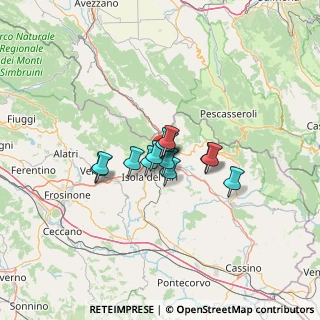 Mappa Via Canale Mancini, 03039 Sora FR, Italia (7.71769)