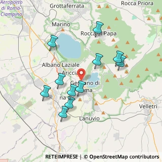 Mappa Via Ivano Scarioli, 00045 Genzano di Roma RM, Italia (3.78727)