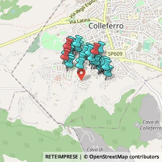 Mappa Via Monti Lepini, 00034 Colleferro RM, Italia (0.31)