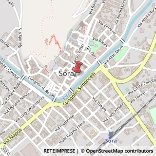Mappa Via Cantelmi, 5, 03039 Sora, Frosinone (Lazio)