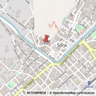 Mappa Via Croce Branca,  28, 03039 Sora, Frosinone (Lazio)