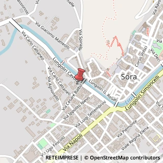 Mappa Via Cesare Balbo, 1, 03039 Sora, Frosinone (Lazio)