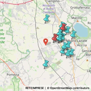 Mappa Via Pietrelcina, 00134 Roma RM, Italia (3.7555)