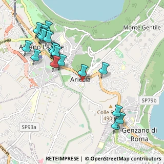 Mappa Piazza Domenico Sabbatini, 00072 Ariccia RM, Italia (1.2715)