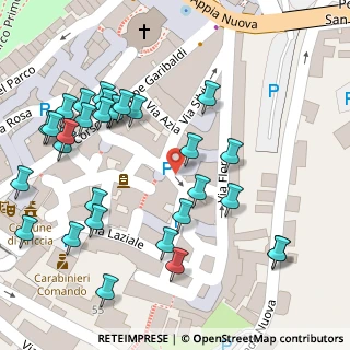 Mappa Piazza Domenico Sabbatini, 00072 Ariccia RM, Italia (0.08667)