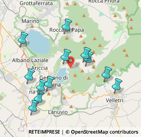 Mappa Via Solferino, 00040 Nemi RM, Italia (4.35083)