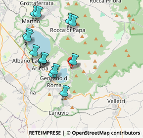 Mappa Via Solferino, 00040 Nemi RM, Italia (4.275)