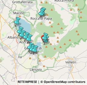 Mappa Via Solferino, 00040 Nemi RM, Italia (3.4525)