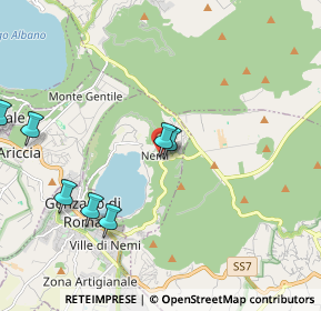 Mappa Via Solferino, 00040 Nemi RM, Italia (3.38583)