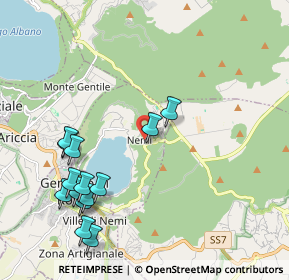 Mappa Via Solferino, 00040 Nemi RM, Italia (2.46429)