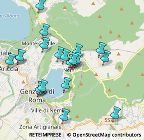 Mappa Via Solferino, 00040 Nemi RM, Italia (1.9915)