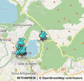 Mappa Via Solferino, 00040 Nemi RM, Italia (2.02077)