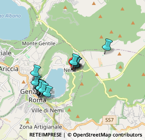 Mappa Via Solferino, 00040 Nemi RM, Italia (1.836)