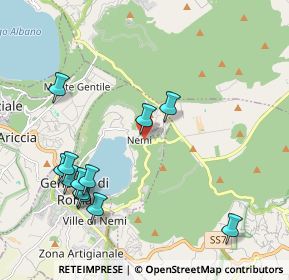 Mappa Via Solferino, 00040 Nemi RM, Italia (2.41667)