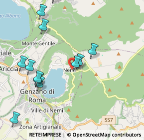 Mappa Via Solferino, 00040 Nemi RM, Italia (2.64143)