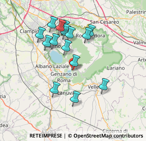 Mappa Via Solferino, 00040 Nemi RM, Italia (7.20267)