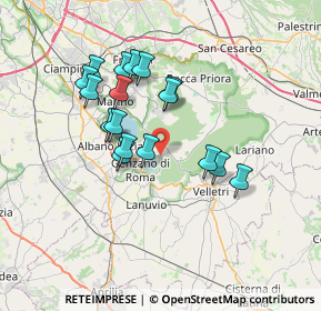 Mappa Via Solferino, 00040 Nemi RM, Italia (6.53118)