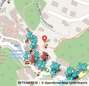 Mappa Via Solferino, 00040 Nemi RM, Italia (0.08571)