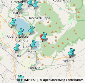 Mappa 00040 Nemi RM, Italia (6.08933)