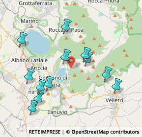 Mappa 00040 Nemi RM, Italia (4.36667)