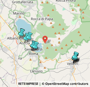 Mappa 00040 Nemi RM, Italia (4.62714)