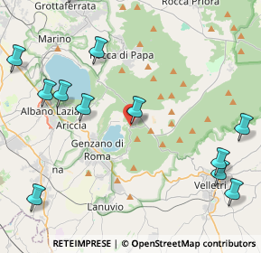 Mappa 00040 Nemi RM, Italia (5.93667)