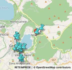 Mappa 00040 Nemi RM, Italia (2.51143)