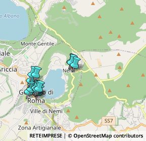 Mappa 00040 Nemi RM, Italia (2.08615)