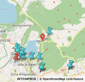 Mappa 00040 Nemi RM, Italia (2.77308)