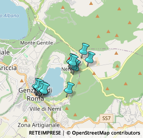 Mappa 00040 Nemi RM, Italia (1.68438)