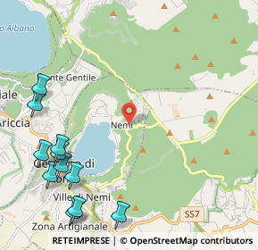 Mappa 00040 Nemi RM, Italia (3.14455)