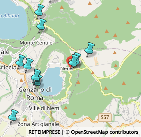 Mappa 00040 Nemi RM, Italia (2.67143)