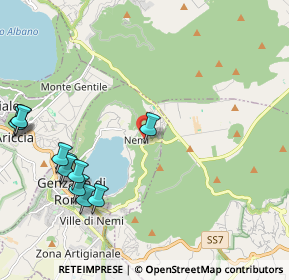 Mappa 00040 Nemi RM, Italia (2.72727)