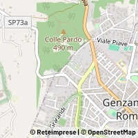 Map Genzano di Roma