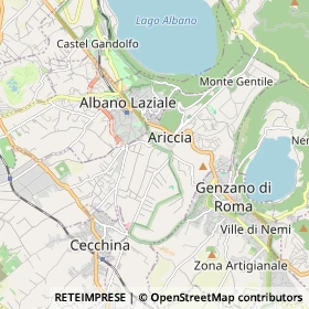 Mappa Ariccia